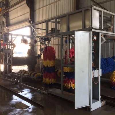 Mesin cuci mobil otomatis tipe gantry dengan pengering opsional dan penyemprotan busa lilin
