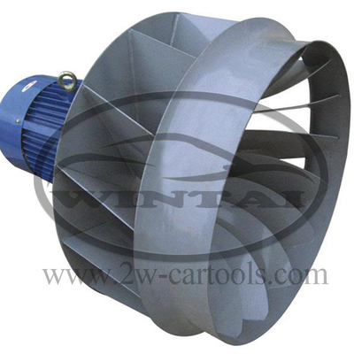 48pcs Lampu LED dan 7.5KW Exhaust Fan CE Disetujui Spray Booth untuk Automotive Painting