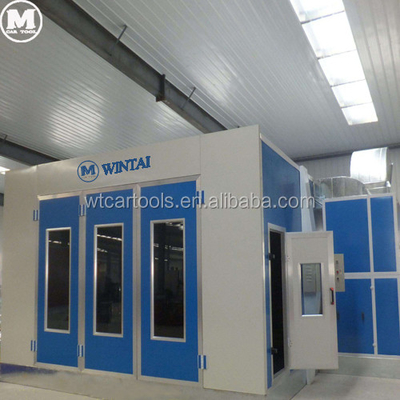 220V Diesel Burner Car Spray Booth Dengan Ukuran Internal 6900*4000*2700mm