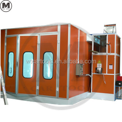 NM Disc Dia. Semi Down Draft Car Painting Spray Booth untuk operasi Auto Painting