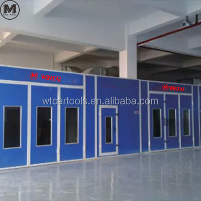 NM Disc Dia. Semi Down Draft Car Painting Spray Booth untuk operasi Auto Painting
