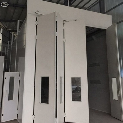 Diesel Burner Truck Spray Booth 220V 39KW Dengan lampu LED Dan kipas 11KW