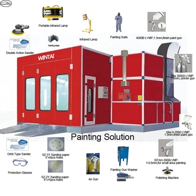 Standing Type Automotive Spray Booth Untuk Mewarnai Bersih Dan Tepat