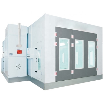 Ukuran luar 7x5.45x3.35m Car Spray Booth Baking Oven CE Disetujui untuk Auto Paint Room