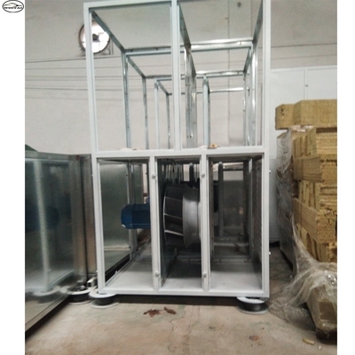 Ukuran luar 7x5.45x3.35m Car Spray Booth Baking Oven CE Disetujui untuk Auto Paint Room