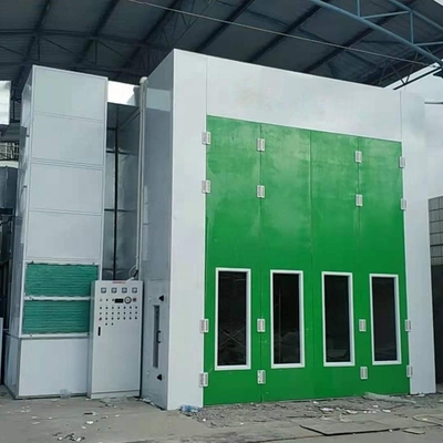 15m Truck Painting Room 2024 CE Disetujui Bus Spray Booth dengan Kecepatan Udara m/s 0.2-0.3