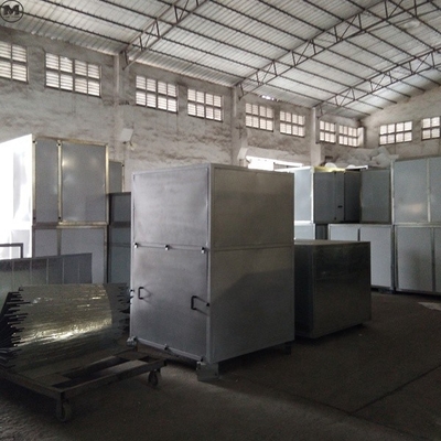 CE bersertifikat Car Spray Booth dengan Sistem Sirkulasi Udara 1 x 7.5kw Direct Drive Intake Fan