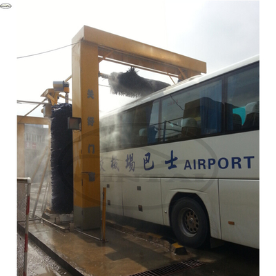 Mesin cuci bus otomatis tipe saluran 14kw untuk pembersihan menyeluruh