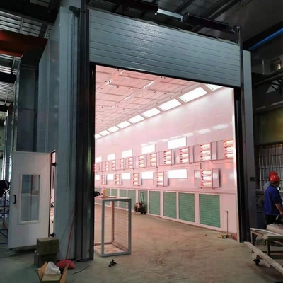 25m Truck Spray Booth Dengan Rockwool Wallboard Dan Berbagai Tidak Ada Kecepatan Beban