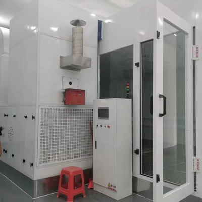 50mm Wall Car Paint Baking Oven 15KW Kecepatan Tinggi Untuk Car Spray Booth