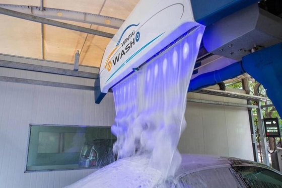 360 Rotating Arms Touchless Car Washer Dengan Sistem Pembayaran Self-Service