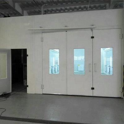 12kw Power Automotive Paint Booth Dengan Aliran Udara 20000m3 Dan Tidak Ada Kecepatan Pemuatan