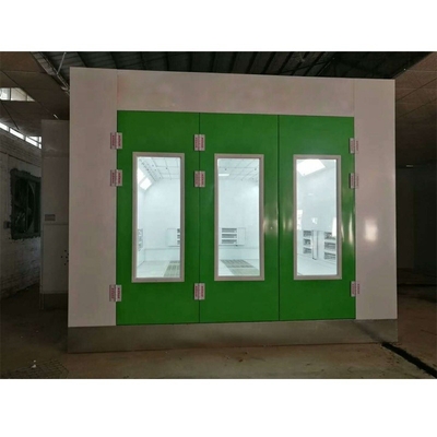 12kw Power Automotive Paint Booth Dengan Aliran Udara 20000m3 Dan Tidak Ada Kecepatan Pemuatan