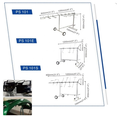 Metal Wheel Lock Auto Body Bumper Stand Untuk Mewarnai Mobil Dan Bagian