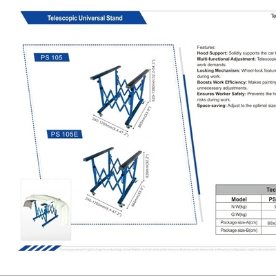 Metal Wheel Lock Auto Body Bumper Stand Untuk Mewarnai Mobil Dan Bagian