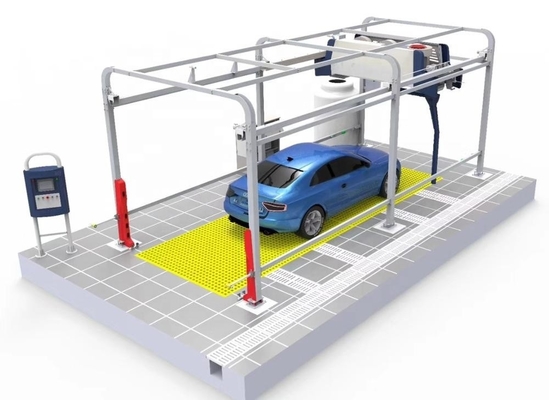 Mesin Cuci Mobil Otomatis Sistem Cuci Mobil Single Arm dengan Daya Keluar 1500W