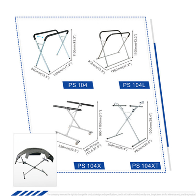 Portable Space Saving Car Bumper Stand Water Resistant Untuk Car Spray Booth