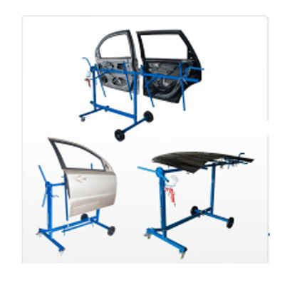Stabilitas Tinggi Multi Angle Auto Paint Rack Removable Dengan Kapasitas 34kg