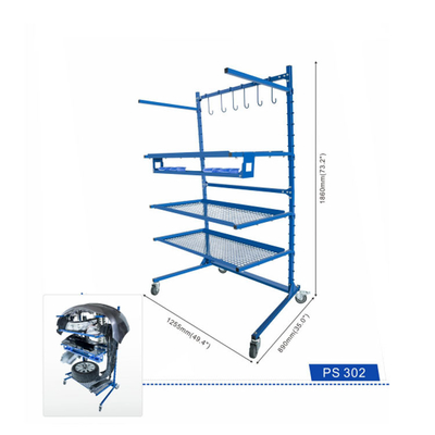 Easy Assembly Car Bumper Paint Stand Adjustable Untuk Perbaikan Dan Lukisan
