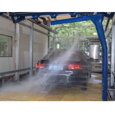 7500*3500*3200mm Metal Touchless Car Washer Tanpa Sikat AC380V 100Bar Tekanan