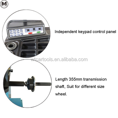 80kg WRB-085 LCD Display Smart Ban Balancer Mesin Untuk 30 "Rims