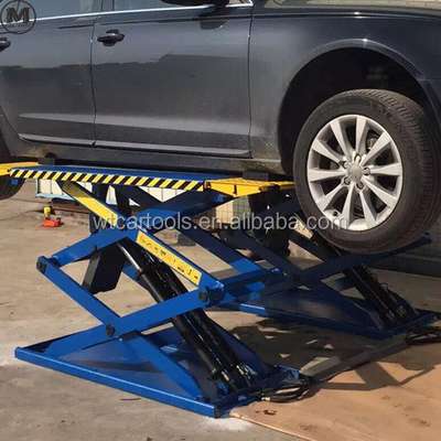 61"/1550mm Panjang Platform 3 Ton Mobil Portable Lift Dengan Silinder Ganda