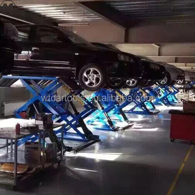 61"/1550mm Panjang Platform 3 Ton Mobil Portable Lift Dengan Silinder Ganda
