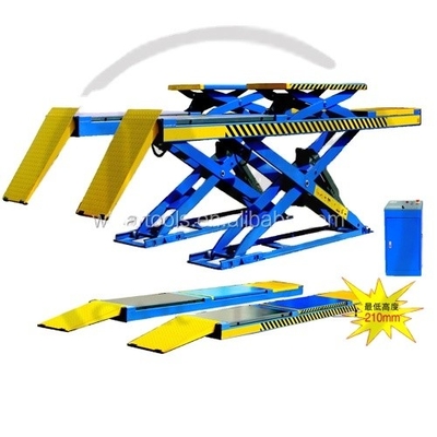 Jenis Inground Portable Car Lift Hydraulic dengan Wheel Alignment