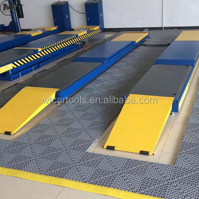 Jenis Inground Portable Car Lift Hydraulic dengan Wheel Alignment