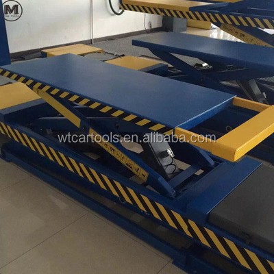 Jenis Inground Portable Car Lift Hydraulic dengan Wheel Alignment