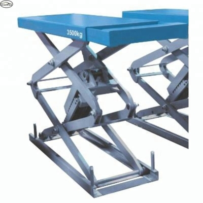 1510mm Panjang Platform Hydraulic Scissor Car Lift 220v 2.2kw Untuk Kendaraan 4000kg