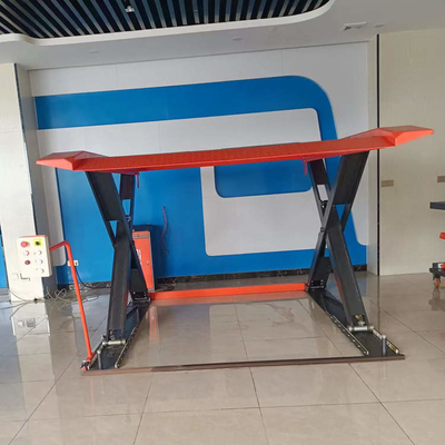 2.2KW Motor Double Deck Scissor Car Parking Lift Untuk Ukuran Mobil 5000mm * 2000mm * 1900mm