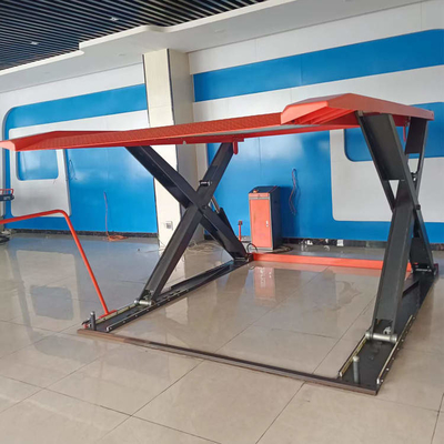 2.2KW Motor Double Deck Scissor Car Parking Lift Untuk Ukuran Mobil 5000mm * 2000mm * 1900mm