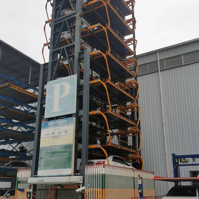 Motor Chain Drive Vertikal Rotary Parking Lift Untuk Multi-story 40 Ton Kapasitas