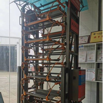 Motor Chain Drive Vertikal Rotary Parking Lift Untuk Multi-story 40 Ton Kapasitas