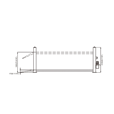 4 Ton Wheel Alignment Portable Car Lift dengan Electro Air Safety Lock Release