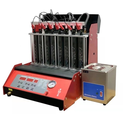 6 Silinder Injektor Tester Dan Pembersih Dengan Waktu Injeksi 600 detik Dan Daya 250W