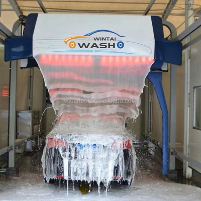 Peralatan Cuci Mobil Tanpa Sikat Mesin Cuci Mobil Tanpa Kontak dengan Tekanan Flushing 80-120kg dan Waktu bilas 28 detik Robot cuci mobil otomatis