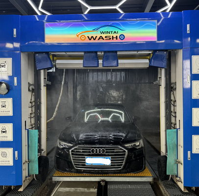 Mesin Cuci Mobil Rollover Otomatis Matel Dengan Sistem Pengeringan Dan Sikat Roda 3500KG