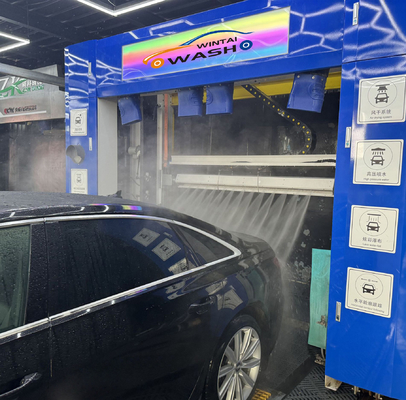 Mesin Cuci Mobil Rollover Otomatis Matel Dengan Sistem Pengeringan Dan Sikat Roda 3500KG