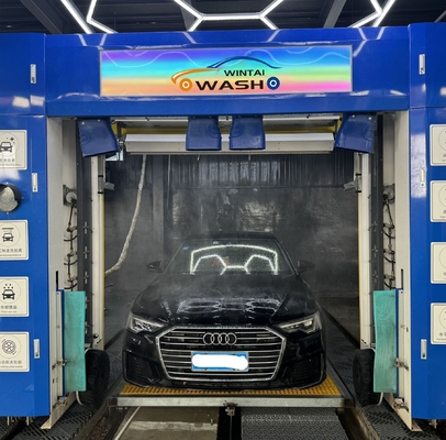 Sistem Cuci Mobil Rollover Otomatis Baja Galvanis Dengan Sistem Pengeringan