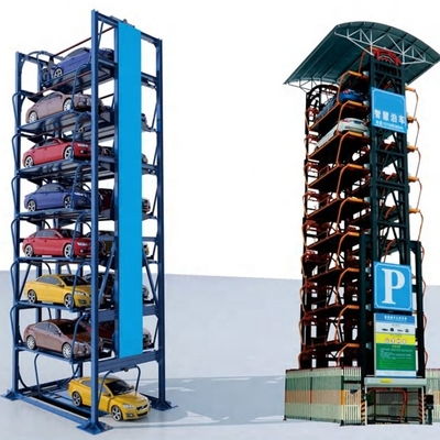 3000KGS Kapasitas Pemuatan Vertikal Rotary Parking System AC 3p Untuk 20 mobil