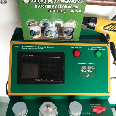ACC-911 Mesin pembersih kumparan evaporator logam 220V dengan tabung kabut 3m