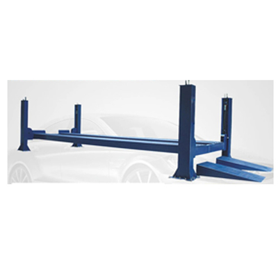 10 Ton Empat Post Lift Dengan Empat Silinder Hydraulic Lift Dan Cepat Waktu Naik