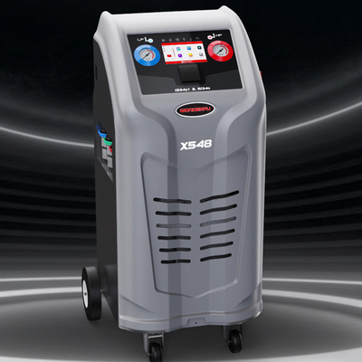 180L/Min vakum abu-abu AC Mesin Pemulihan Refrigerant Untuk R134a Dan 1234yf