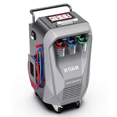 3/8HP Kompresor X568 Mobil AC Recovery Machine Dengan Flushing Fungsi Dan Dibangun Dalam Printer
