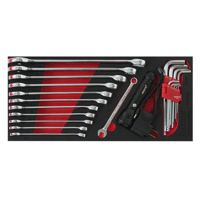 53pcs Four Wheel Mobil Alat Mekanik Set 3 Laci untuk bengkel perbaikan