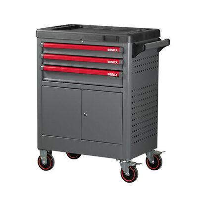 Besita 6685S 66pcs Tool Set Trolley 4 laci Nyaman untuk pemeliharaan ban