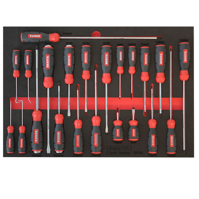 365pcs Tool Set Trolley 7 Laci Trolley bergerak untuk ruang garasi hemat