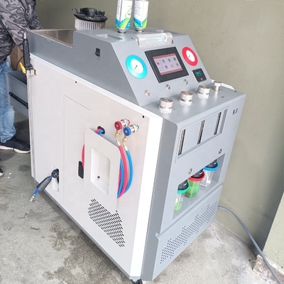 Silinder 500ml Mesin pemulihan bahan pendingin industri 110V Untuk AC Air Fresh Machine